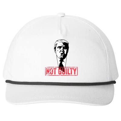 Legend Trump 2024 Gift Not Not Guilty Anti Trump Gift Snapback Five-Panel Rope Hat