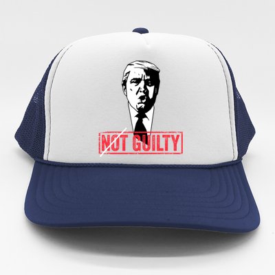 Legend Trump 2024 Gift Not Not Guilty Anti Trump Gift Trucker Hat