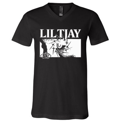 Lil Tjay 222 Eye V-Neck T-Shirt