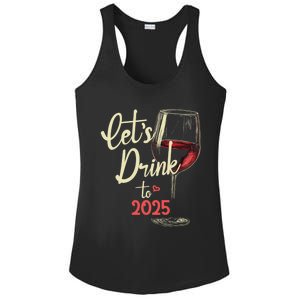 LetS To 2025 Happy New Year Party New Years Eve Cute Gift Ladies PosiCharge Competitor Racerback Tank