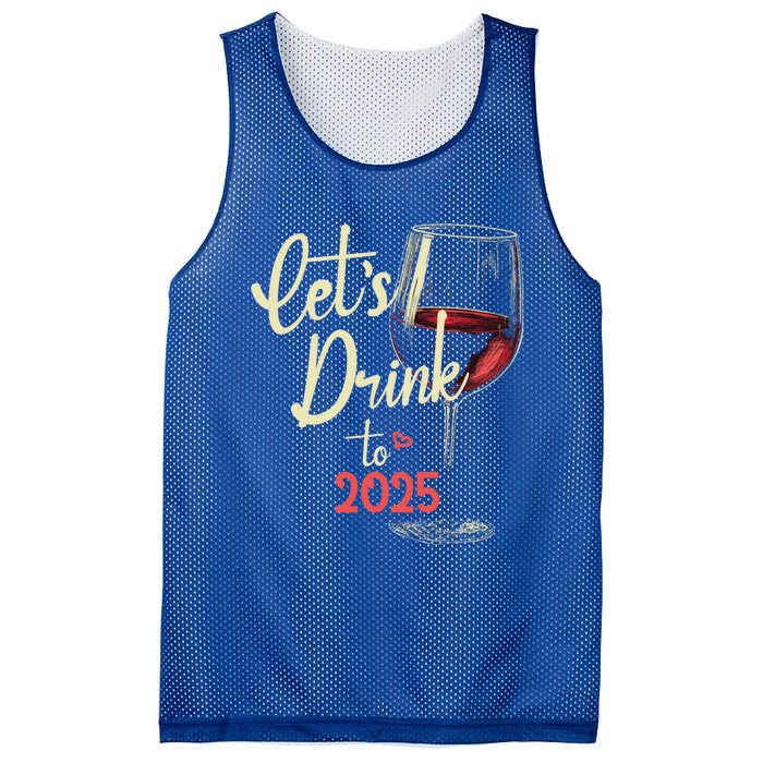 LetS To 2025 Happy New Year Party New Years Eve Cute Gift Mesh Reversible Basketball Jersey Tank