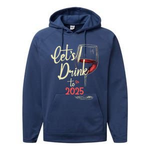 LetS To 2025 Happy New Year Party New Years Eve Cute Gift Performance Fleece Hoodie