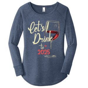 LetS To 2025 Happy New Year Party New Years Eve Cute Gift Women's Perfect Tri Tunic Long Sleeve Shirt