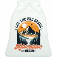 Let The 2nd Grade Adventure Begin Back To School Teacher Ceramic Bell Ornament