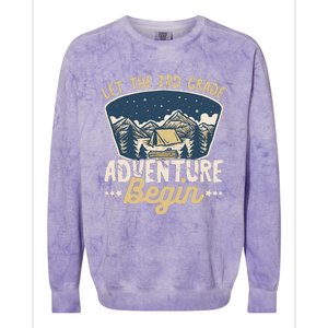 Let The 3rd Grade Adventure Begin Teacher Back To School Colorblast Crewneck Sweatshirt