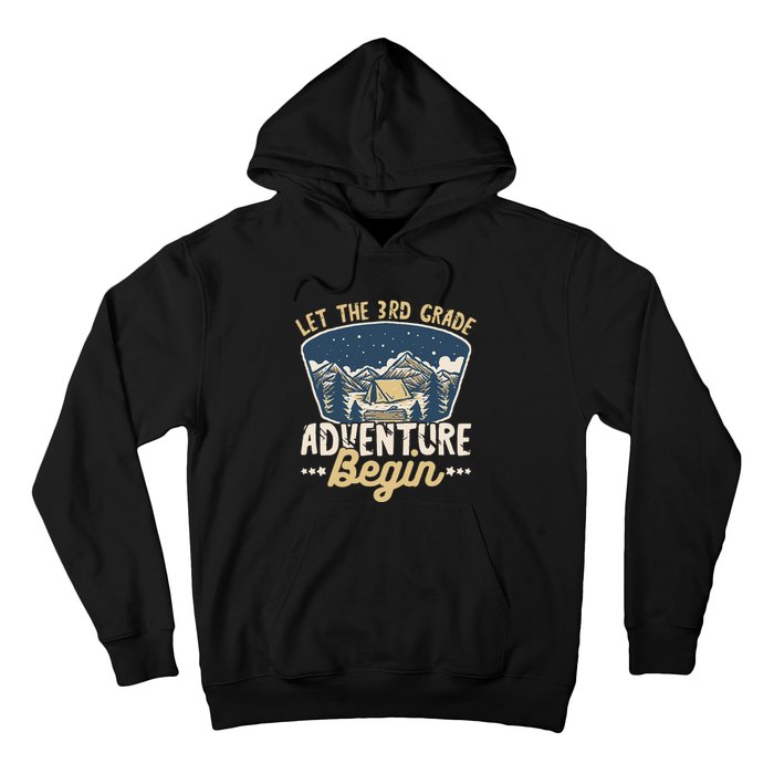 Let The 3rd Grade Adventure Begin Teacher Back To School Hoodie