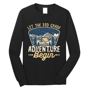 Let The 3rd Grade Adventure Begin Teacher Back To School Long Sleeve Shirt