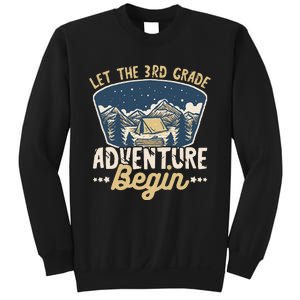 Let The 3rd Grade Adventure Begin Teacher Back To School Sweatshirt