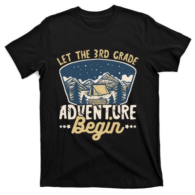 Let The 3rd Grade Adventure Begin Teacher Back To School T-Shirt