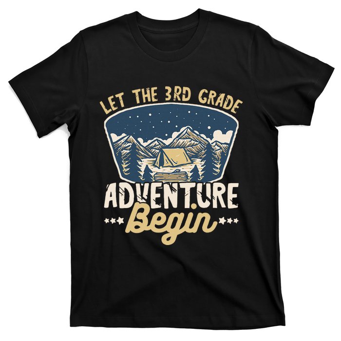 Let The 3rd Grade Adventure Begin Teacher Back To School T-Shirt