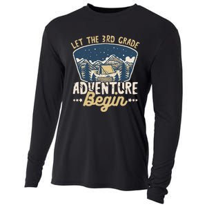 Let The 3rd Grade Adventure Begin Teacher Back To School Cooling Performance Long Sleeve Crew