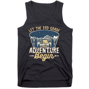 Let The 3rd Grade Adventure Begin Teacher Back To School Tank Top