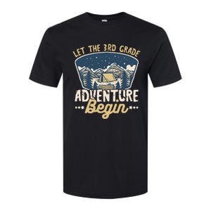 Let The 3rd Grade Adventure Begin Teacher Back To School Softstyle CVC T-Shirt