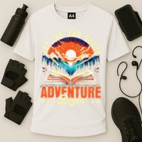 Let The 3rd Grade Adventure Begin Third Grade Teacher Cooling Performance Crew T-Shirt