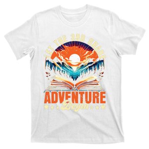 Let The 3rd Grade Adventure Begin Third Grade Teacher T-Shirt