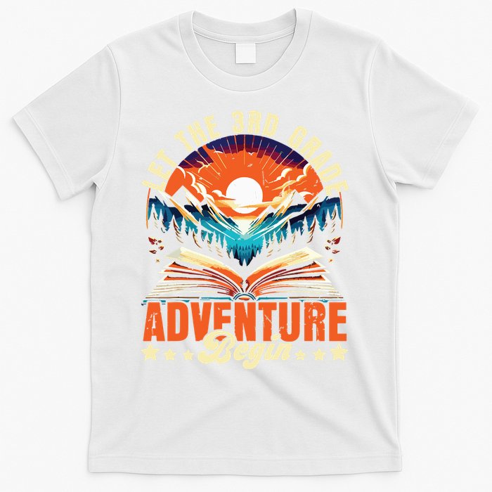 Let The 3rd Grade Adventure Begin Third Grade Teacher T-Shirt