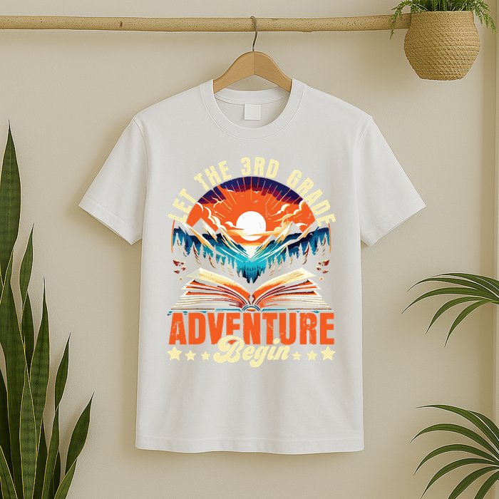 Let The 3rd Grade Adventure Begin Third Grade Teacher T-Shirt