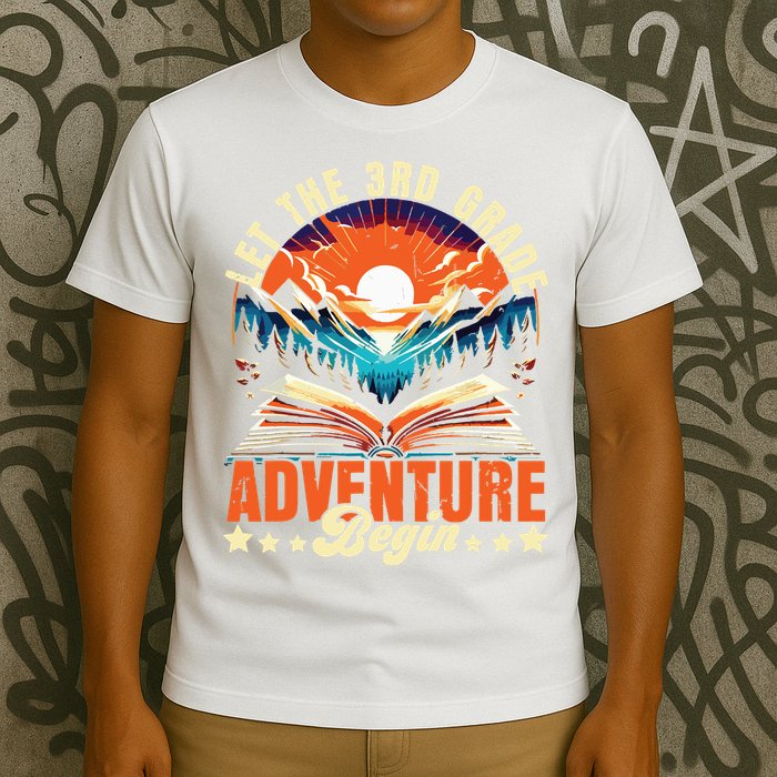 Let The 3rd Grade Adventure Begin Third Grade Teacher T-Shirt