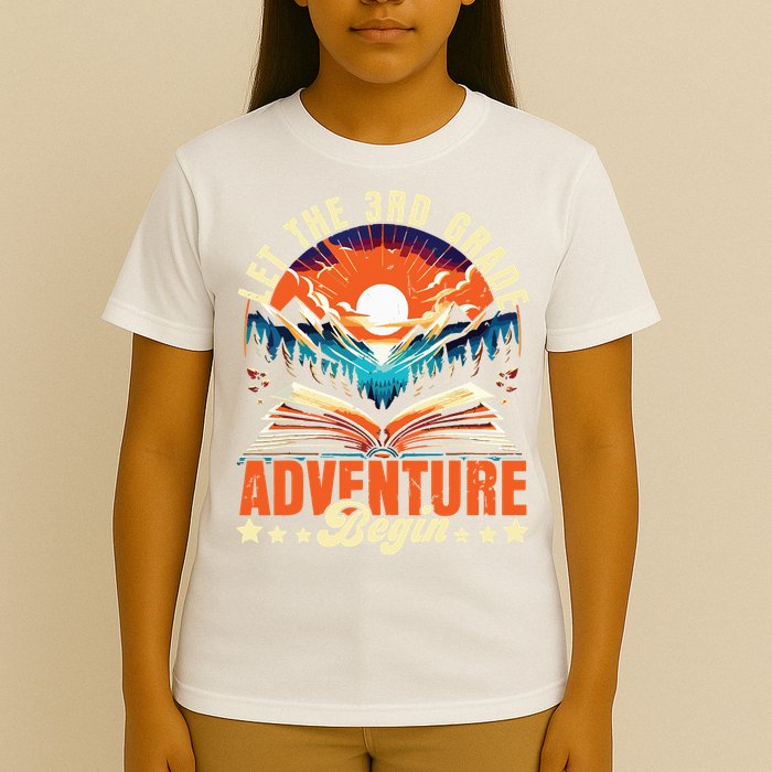 Let The 3rd Grade Adventure Begin Third Grade Teacher T-Shirt