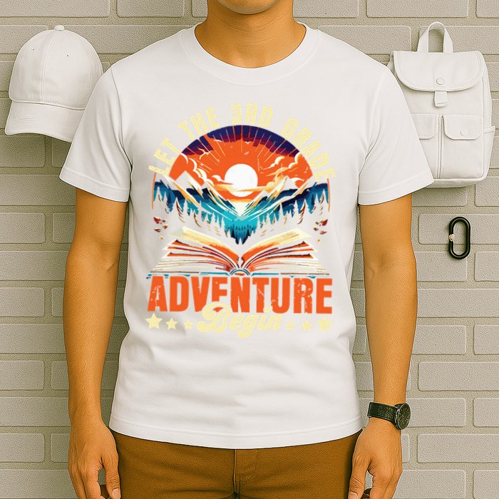 Let The 3rd Grade Adventure Begin Third Grade Teacher T-Shirt