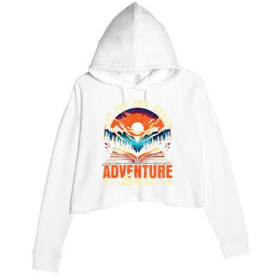 Let The 3rd Grade Adventure Begin Third Grade Teacher Crop Fleece Hoodie