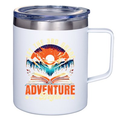 Let The 3rd Grade Adventure Begin Third Grade Teacher 12oz Stainless Steel Coffee Mug