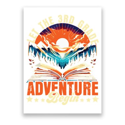 Let The 3rd Grade Adventure Begin Third Grade Teacher Poster