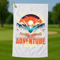 Let The 3rd Grade Adventure Begin Third Grade Teacher Golf Towel