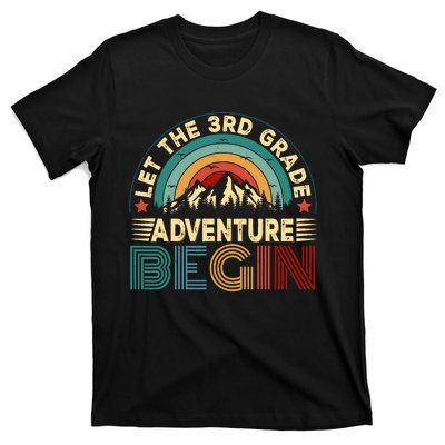 Let The 3rd Grade Adventure Begin First Day Teacher T-Shirt