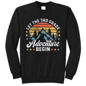 Let The 3rd Grade Adventure Begin Back To School Teachers Sweatshirt