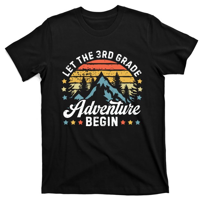 Let The 3rd Grade Adventure Begin Back To School Teachers T-Shirt