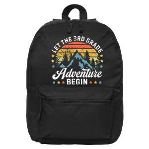 Let The 3rd Grade Adventure Begin Back To School Teachers 16 in Basic Backpack