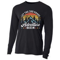 Let The 3rd Grade Adventure Begin Back To School Teachers Cooling Performance Long Sleeve Crew