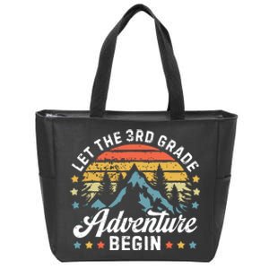 Let The 3rd Grade Adventure Begin Back To School Teachers Zip Tote Bag