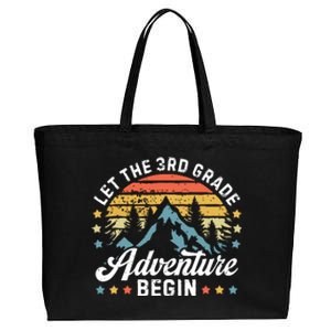 Let The 3rd Grade Adventure Begin Back To School Teachers Cotton Canvas Jumbo Tote