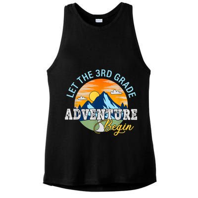 Let The 3rd Grade Adventure Begin 3rd Grade Team Ladies PosiCharge Tri-Blend Wicking Tank