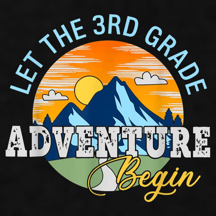 Let The 3rd Grade Adventure Begin 3rd Grade Team Ladies PosiCharge Tri-Blend Wicking Tank