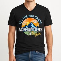 Let The 3rd Grade Adventure Begin 3rd Grade Team V-Neck T-Shirt