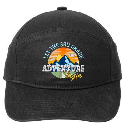 Let The 3rd Grade Adventure Begin 3rd Grade Team 7-Panel Snapback Hat