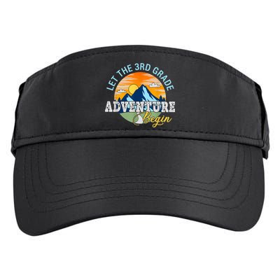 Let The 3rd Grade Adventure Begin 3rd Grade Team Adult Drive Performance Visor
