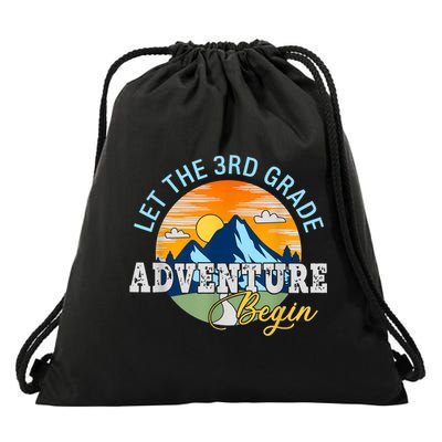 Let The 3rd Grade Adventure Begin 3rd Grade Team Drawstring Bag