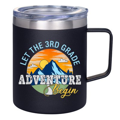 Let The 3rd Grade Adventure Begin 3rd Grade Team 12oz Stainless Steel Coffee Mug