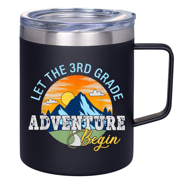 Let The 3rd Grade Adventure Begin 3rd Grade Team 12oz Stainless Steel Coffee Mug