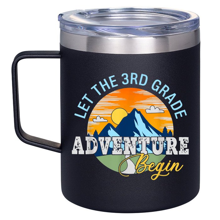 Let The 3rd Grade Adventure Begin 3rd Grade Team 12oz Stainless Steel Coffee Mug
