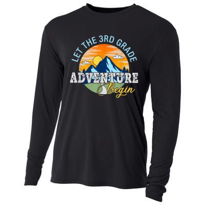 Let The 3rd Grade Adventure Begin 3rd Grade Team Cooling Performance Long Sleeve Crew