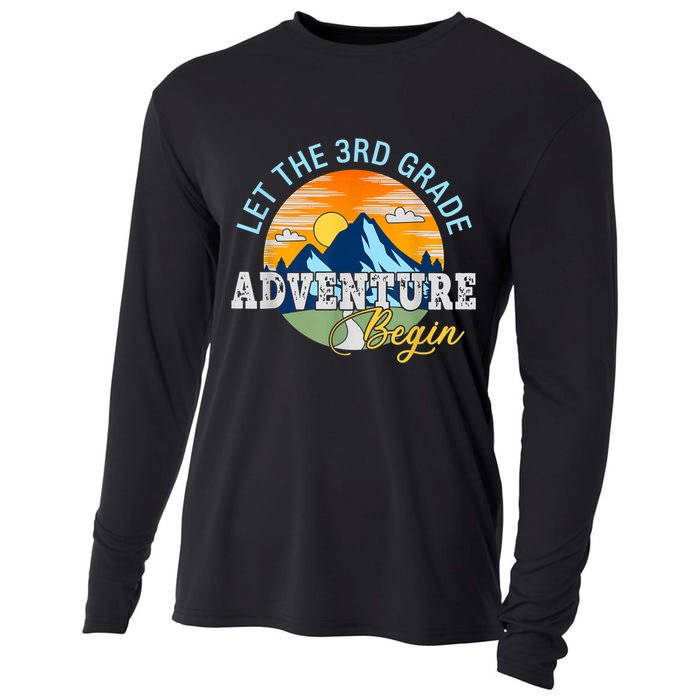 Let The 3rd Grade Adventure Begin 3rd Grade Team Cooling Performance Long Sleeve Crew