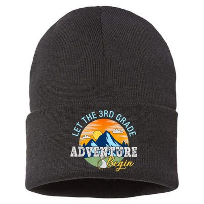 Let The 3rd Grade Adventure Begin 3rd Grade Team Sustainable Knit Beanie