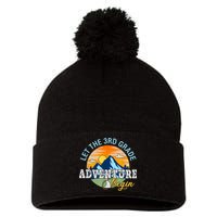 Let The 3rd Grade Adventure Begin 3rd Grade Team Pom Pom 12in Knit Beanie
