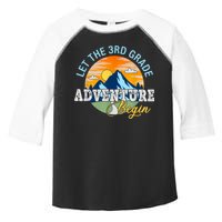 Let The 3rd Grade Adventure Begin 3rd Grade Team Toddler Fine Jersey T-Shirt