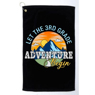 Let The 3rd Grade Adventure Begin 3rd Grade Team Golf Towel